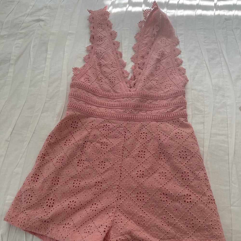 Forever 21 Pink Romper size small